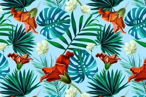 Patterns Product Images Tropical pattern. Creative Market Ju