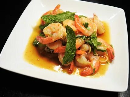 Pla Goong, Thai Spicy Shrimp Salad - Healthy Thai Recipes