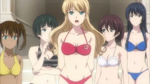 Strike the Blood Bathing Bikini Harem Anime - Sankaku Comple