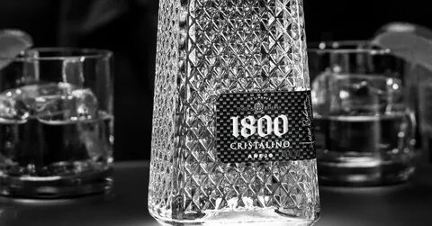 1800 Cristalino Añejo Tequila Comes in Luxe Cut Glass Prism 