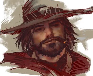 Overwatch has developed quite a fan art following.... Mccree