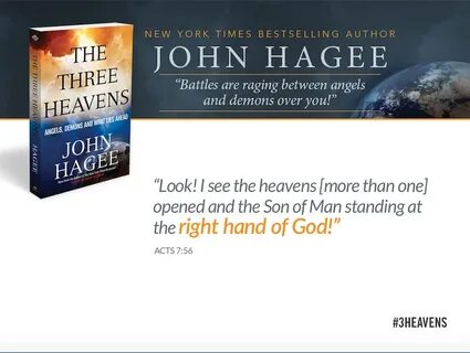 #3Heavens @pastorjohnhagee "Look! I see the heavens more tha