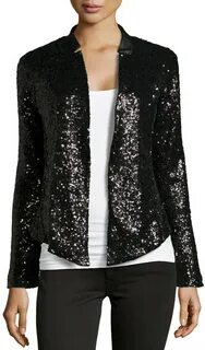 Sequin Black Blazer Online Sale, UP TO 61% OFF