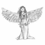 Simple Angel Sketch Drawings for Adult Sketch Art Drawing