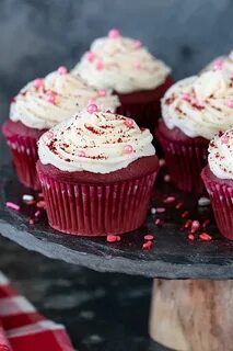 Vegan red velvet cupcakes are super moist, perfectly sweet. 