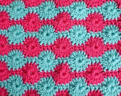 Catherine's Wheel Crochet Stitch Hekling