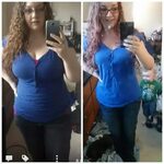 5'6 Female 21 lbs Fat Loss Before and After 181 lbs to 160 l