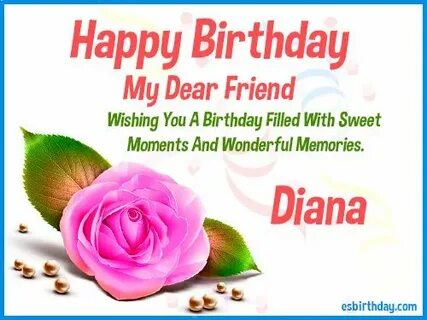 happy birthday diana images Happy Birthday images for Name: 