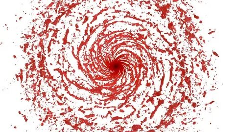 red liquid tornado beautiful colored paint: стоковое видео (