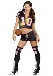 Women's Sexy Touchdown Football Costume - Halloween Costumes