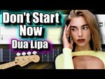 Dua Lipa - Don't Start Now (Bass Tab) - YouTube