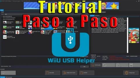 Como usar Wii U USB Helper - Paso a paso - YouTube