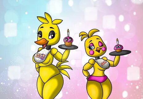 Thicc Chica : Funtime FNaF 1 Chica by RangerGamerz on Devian