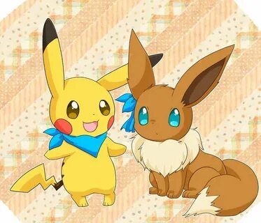 pokemon mystery dungeon pikachu y eevee Eevee cute, Cute pok
