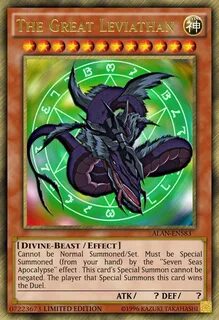 The Great Leviathan Custom yugioh cards, Yugioh cards, Yugio