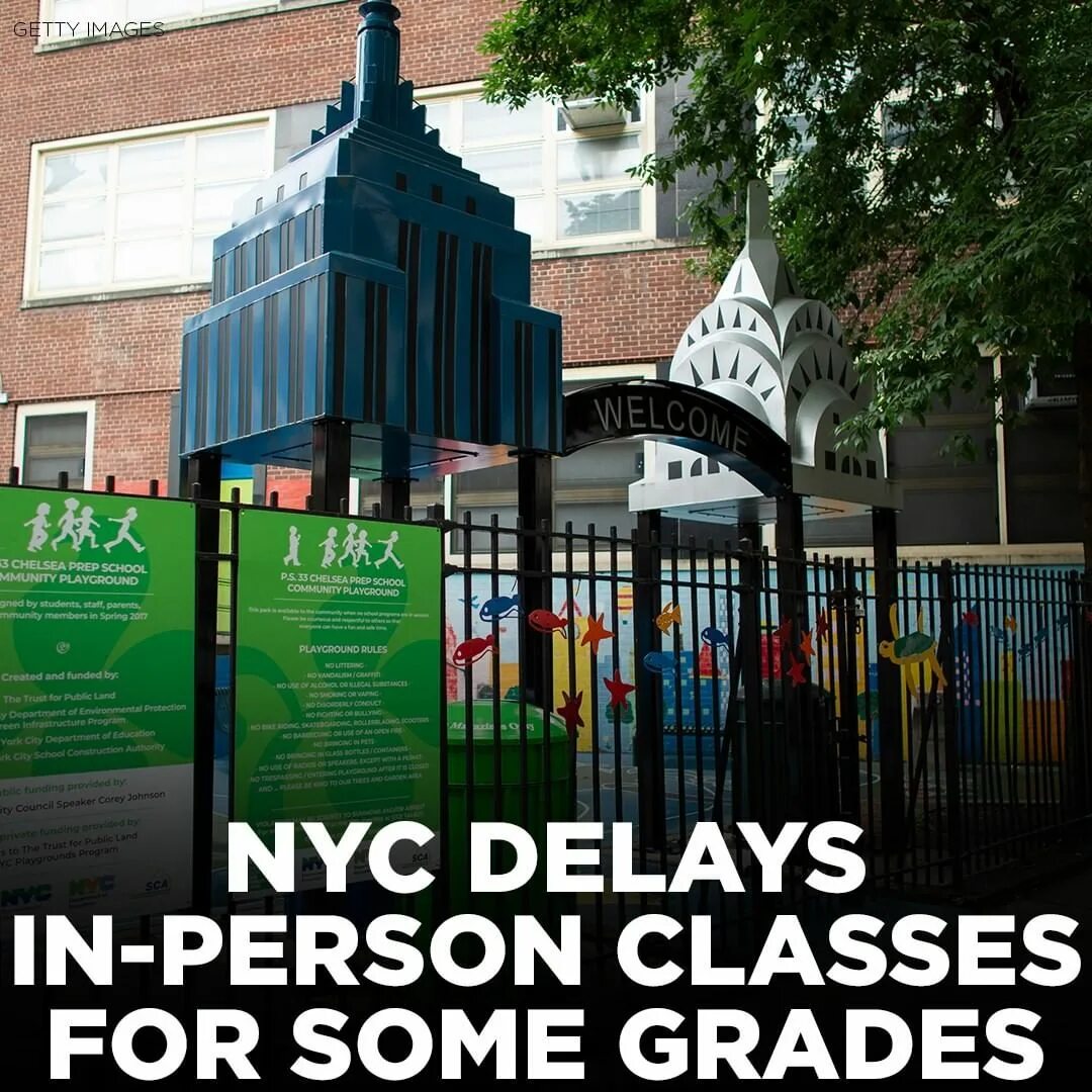 ABC7NY Ð² Instagram: "BREAKING NEWS: In-person classes will be delayed ...