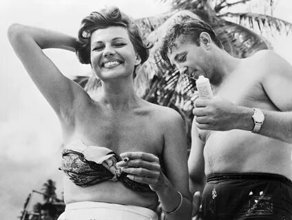 Vintage Celebrities at the Beach