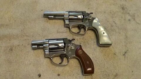 Smith & Wesson Model 36s With Nickel Finish 38 Special - You