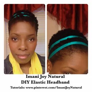 TWA and Stretchy Headband Hair inspiration, Headband hairsty