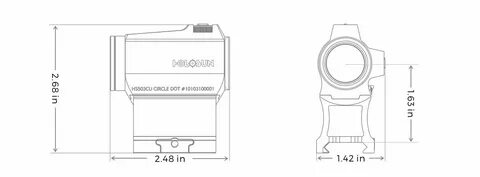 Коллиматорный прицел Holosun Classic HS503CU купить в iShoot
