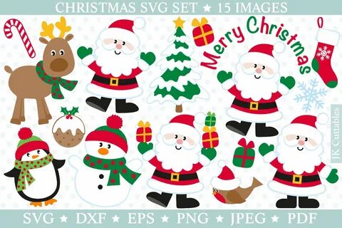 PNG christmas svg cutting file Cricut Sihouette Cameo Vector