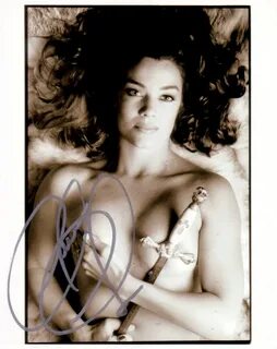 Claudia Christian autographed sexy 8x10 topless photo Autogr