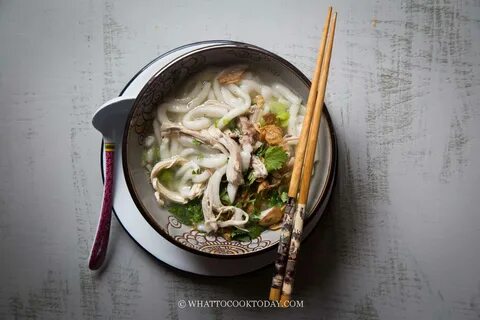 Khao Piak Sen (Lao Tapioca Noodle Chicken Soup) - What To Co