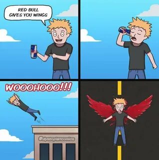 Red bull gives you wings - Meme by Edward.nygma :) Memedroid