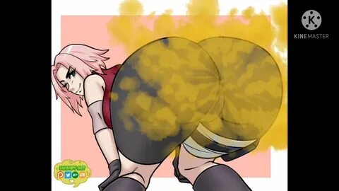 Sakura Haruno learned to fart deliciously (fart story in des