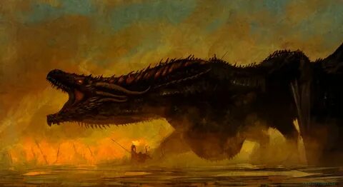 Wallpaper : fantasy art, Game of Thrones, dragon, Daenerys T