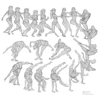 Bodies In Motion Action Pose Reference, Figure Drawing Reference, Animation...