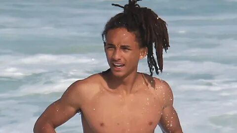 Jaden Smith Wears Just His Calvins for a Dip at the Beach Ja
