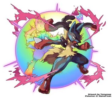 Mega-Lucario Pokemon firered, Pokemon, Mega evolution