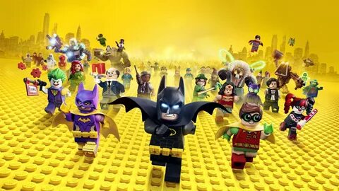 Обои Чудо-женщина, Бэтмен, герои, игрушки, фильм Лего 3840x2