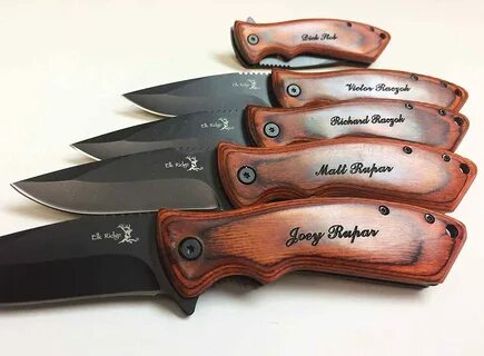 Buy 6 Personaliz ed Pocket Knife, Groomsmen Gift, Engraved W