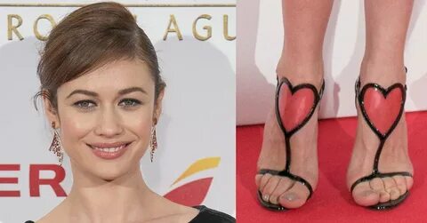 Olga Kurylenko's Hot Feet in Heart Heels at Water Diviner Pr