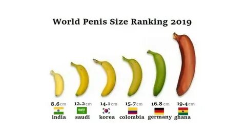 World Man's Cock Penis Big Large Size Ranking 2017 세계 남성 음경 성기 대물 크기 사이즈 순위 2017
