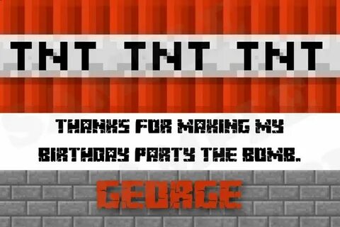 TNT+Minecraft+Labels+Printable Minecraft party printables, M