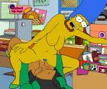 Marge Simpson ride on meaty pecker Simpsons Porn