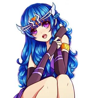 Lunar Eclispe - ItsFunneh by FlyingPings Anime blue hair, Fa