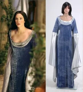Details about The Lord Of The Rings Arwen Traveling Dress Co
