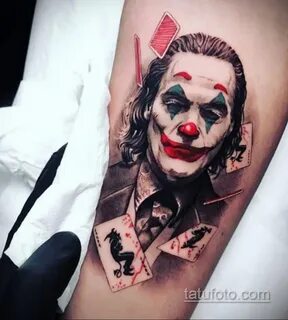 Фото тату с Джокером 16.08.2020 № 068 -Joker tattoo- tatufot