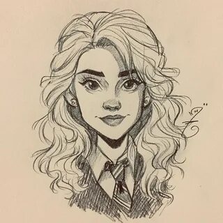 Hermione Granger from Harry Potter Harry potter art drawings