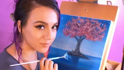 ASMR Cherry Blossom Painting & Cosmic Windows