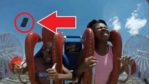 Kid Losses iPhone on Sling-Shot Ride 2018 Viral. - YouTube