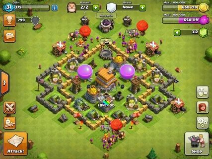 Any Ideas For Clash Of Clans Good Level 5 Base? Video Games 