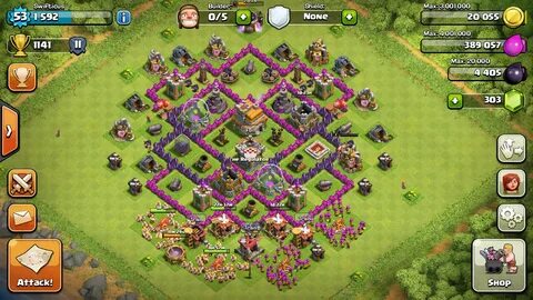 Best Farming Base Town Hall 7 Without Barbarian King - Weti 
