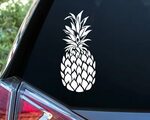 SELECT SIZE Pineapple Tropical Car Vinyl Sticker Home & Gard