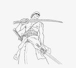 Roronoa Zoro Coloring Pages R7 - 596x650 PNG Download - PNGk