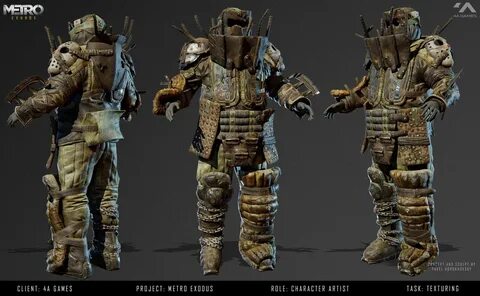 ArtStation-Metro Exodus Bandito, Евгений Готтснейк Exodus, M